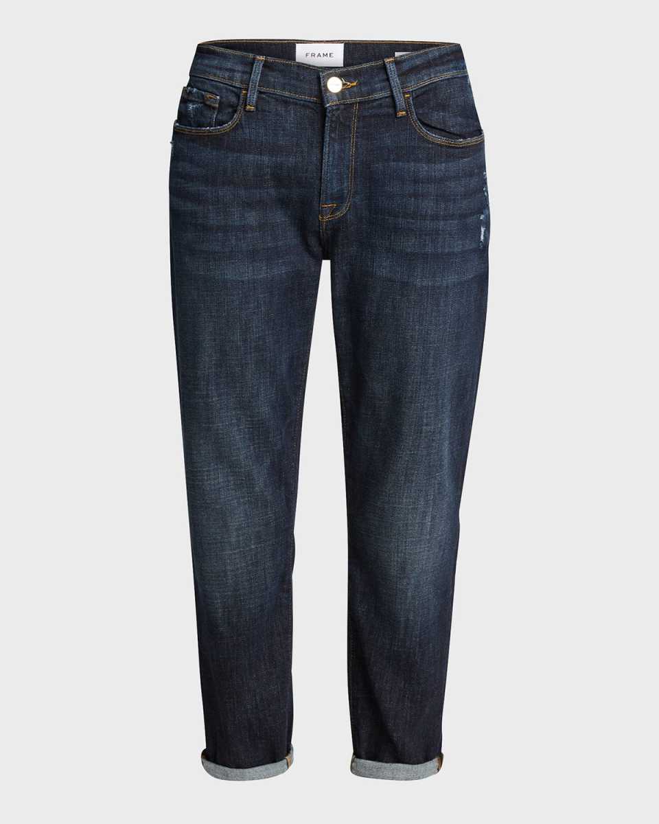 Le Garcon Cropped Boyfriend Jeans